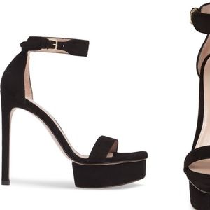 Stuart Weitzman Backupplat Platform Sandal Heels